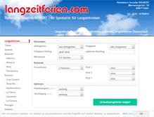 Tablet Screenshot of langzeitferien.com